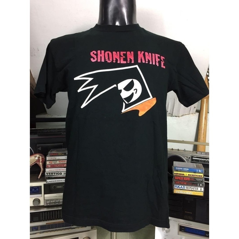 Retro 00s Shonen Knife Band T-shirt